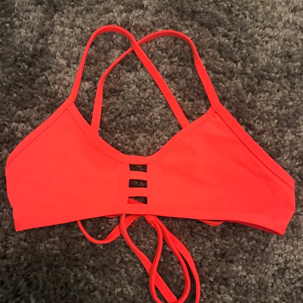 Orange Jolyn bikini top!